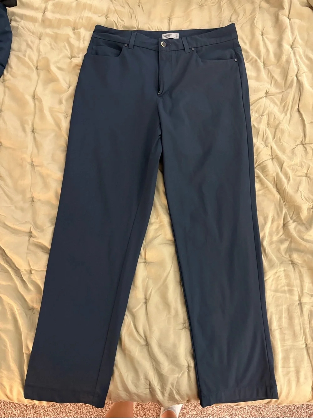 VRST Men’s Limitless ATHLETIC Fit 5 Pocket Pant- Navy